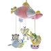 SHILOH Baby Crib Mobile with Musical Box & Holder, Pink Airship