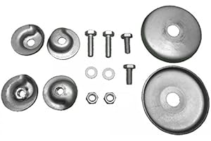 FKAnhängerteile 1 x Befestigungssatz für Schraubenfedern für 1 Achse = 2 Federn passend für Westfalia