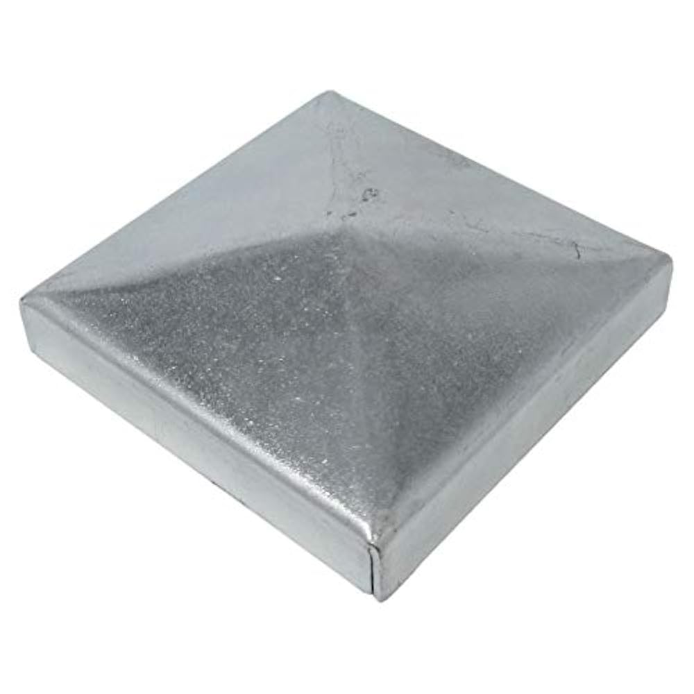 SO-TOOLS® Pfostenkappe Pyramide Stahl verzinkt Abdeckkappe für Pfosten 50 x 50 mm