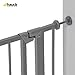 Hauck Trigger Lock Pressure Fix Safety Gate - Metallic