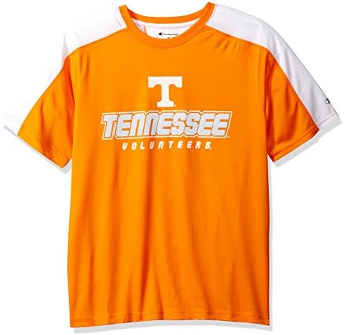 Knights Apparel Men's NCAA Impact Colorblocked T-Shirt, Orange, Medium