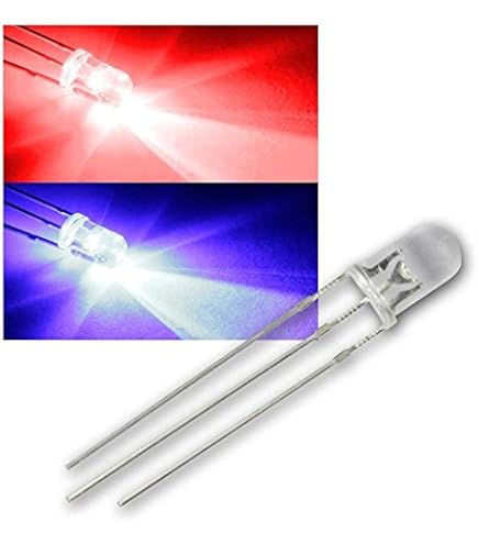 25 Stück 5mm RGB LEDs – 4-polig, Wasserklar, Einzeln Steuerbar – Für Modellbau, Beleuchtung & DIY Projekte