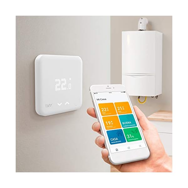 tado° Termostato Inteligente Kit de Inicio V3+ - Control inteligente de calefacción, trabaja con Amazon Alexa, Apple HomeKit, Asistente de Google, IFTTT - Imagen 5