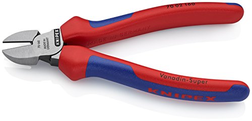 KNIPEX 70 02 160 Seitenschneider, präzises Schneiden bis Ø 4,0 mm, mit Mehrkomponenten-Griffhüllen, 160 mm - 2