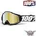 Produktbild 100% CROSSBRILLE ACCURI BLACK TORNADO SCHWARZ VISIER GOLD MOTOCROSS OFFROAD ENDURO DH MTB QUAD ATV