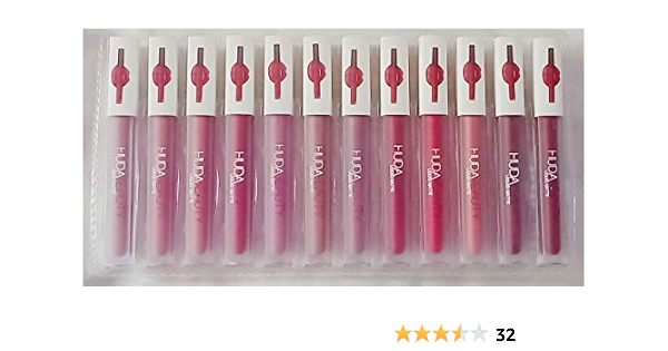 huda lipstick 12 set