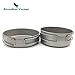 Produktbild Outdoor Ultralight Titanium Foldable Pot Set Titanium Cooking Pot Camping Pan With Folding Handle (500ML+600ML)