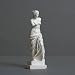 Produktbild Aphrodite Venus von Milo Skulptur aus hochwertigem Zellan, echte Handarbeit Made in Germany, Statue in weiß, 16cm