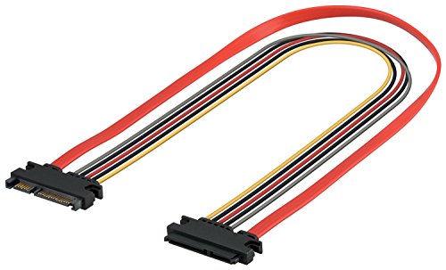 Internes PC Stromkabel SATA Kombi Stecker Daten + Stromversorgung - 5 Stück