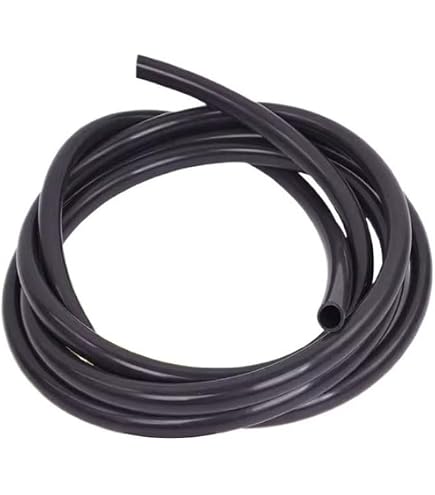 Silikonschlauch 10 Meter – 1,5 Mm ID X 2,5 Mm OD, Schwarz, Lebensmittelecht, Hitzebeständig, Für Flüssigkeiten, Luft & Gase