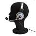 Gemini_mall® Female Foam Mannequin Head Model Hat Wig Sunglasses Jewelry Holder Display Stand (Black)