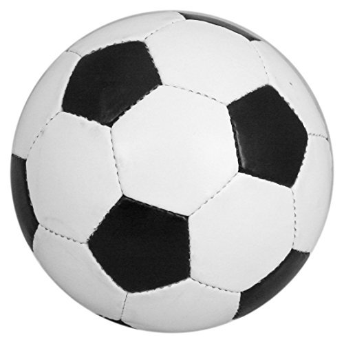 Traditional Size 5 Black And White Leather Football by Carousel