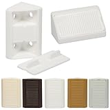 holzbalkenverbinder 20 Stück Universal-Eckverbinder aus Kunststoff inkl. Abdeckkappen.