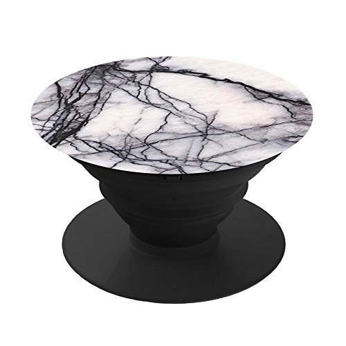 Multifunzione supporto e impugnatura iphone 4 4s 5 5s 5c se 6 6s 7 7s 8 X plus per smartphone e tablet porta cellulare portatile per il telefono bianco nero marmo