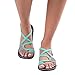 Produktbild Sandalen Damen,Binggong Frauen Flip Flops Sandalen Sommer Schuhe Hausschuhe Mode Strand Schuhe Hausschuhe Kreuzgurte Geflochtenes Seil Römische Strandsandalen (36 EU, Minzgrün 2)