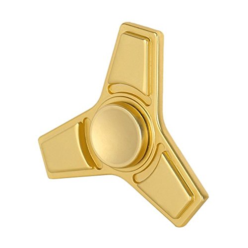 Christmas Concepts - Tri Fidget Hand Spinner - Stress Reducer, Stress Relief, Autism - Matte Gold Design Christmas Concepts - Tri Fidget Hand Spinner - Stress Reducer, Stress Relief, Autism - Matte Gold Design