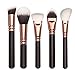 Z-O-E-V-A 15pcs Makeup Brushes Professional Rose Golden Luxury Set Brand Make Up Tools Kit Powder Blend Cosmetic brushes LUXURY SET (15pcs/set Brown)