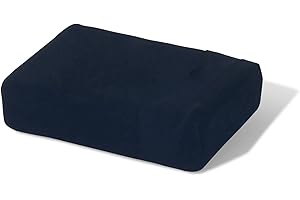 PHYSICAL Large 3" Pilates Head Pad/Cushion with Removable Cover - Perfect for Support for Pilates and Yoga Classes (Black)