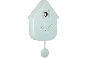 Karlsson Pendulum Modern Wall Cuckoo Clock (Soft Blue - KA5768LB)