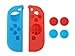 Produktbild Stillshine 1Set Nintendo Switch Joy-Con Controller Silikon Hülle Fall-Haut-Abdeckungs-Schutz + 4Pcs Daumen-Griff-Kappen-Daumenstock (Stil 1)