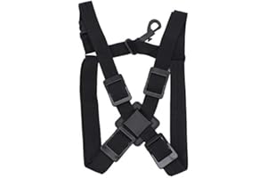 ALOMEJOR Tracolla Sax Toracica Regolabile Morbida Sassofono Gancio Fibbia Regolare Per Sax Contralto Tenore Soprano