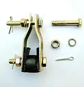 PGSA2Z Heavy Duty Steel Rubber Ceiling Fan Clamp With Special Fan Rod Nut Bolt & Locking Pins Fan To Ceiling Hook Attachment Clamp (Pack of 2)