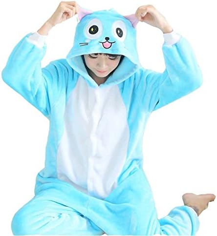 Venaster Pyjamas Girls Happy Habib Cat Adult Unisex Anime Cosplay Onesies Pajamas Romper Halloween