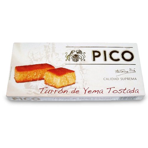 Preisvergleich Produktbild Turròn Yema Tostada - mit Marzipan, Mandeln und Eigelbglasur
