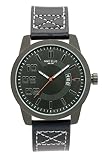 Mike Ellis New York Herren-Armbanduhr Darkrace Analog Quarz Leder SM3132
