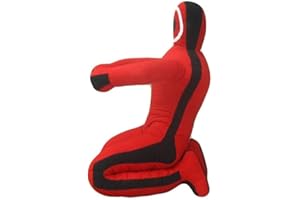 Oryx Sports MMA Grappling Dummy – Sac de frappe pour judo, jiu-jitsu brésilien, arts martiaux et entraînement de fitness en position assise (non rempli, toile)