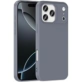URUCHI iPhone 18 Pro Max / 17 Pro Max ile Uyumlu Kılıf, İ&ccedil;i Kadife Kaplamalı İnce Sıvı Silikon Tam Koruma Yumuşak Jel Silikon