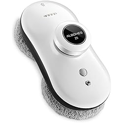 albohes Z5 Laveur de Vitres Robotisé Lave Vitre Electrique Machine de Nettoyage Un Flacon Remplisseur en Cadeau Robot Nettoyeur de Vitres Automatique (Blanc)