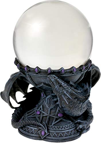 Nemesis Now Dragon Beauty Support De Boule De Cristal Par Anne Stokes - 18cm (Balle Non Inclus)