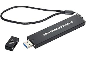 chenyang Adattatore da M.2 a USB 3.1, NVME M-Key M.2 NGFF SATA SSD a USB 3.0 Tipo A adattatore convertitore RTL9210B Chipset