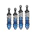 Produktbild TianranRT 4PCS Aluminium Front und Rear Stoßdämpfer für Traxxas 1: 10 Schrägstrich 4x4 3 Farben (Blau)