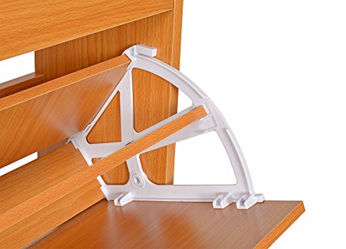 ts-ideen Schuhschrank Schuhaufbewahrung Regal Schuhkipper Holz-Farben Flur Diele Standregal Schuhregal 3 Fächer 104 x 60 cm - 7