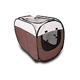 Es de doble uso y puede utilizarse como caja de secado o jaula para mascotas; El producto es plegable y portátil para darle más comodidad.