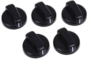 FEEGOW 5 pomos de cocina, accesorios de reparación de perilla de estufa de gas para interruptor de encendido, accesorios de estufa de gas para cocina, estufa de gas, horno