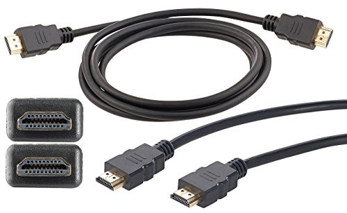 auvisio High-Speed-HDMI-Kabel für 4K, 3D & Full HD, HEC, schwarz, 2 m - 2