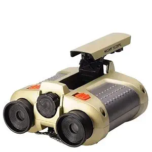 BEAUTYFLY Night Scope Toy Binocular with Pop-Up Spotlight Binoculars for Kids, Binoculars Night Scope and Night-Beam Vision,Zoom Binoculars Cool Toy Gift for Kids