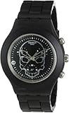 Swatch Herren-Armbanduhr Full-Blooded Black Skull SVCF4001AG