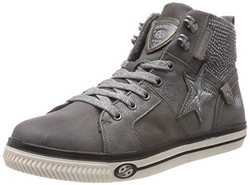 Dockers by Gerli 43am302, Sneaker a Collo Alto Donna, Grigio (Grau 200), 39 EU