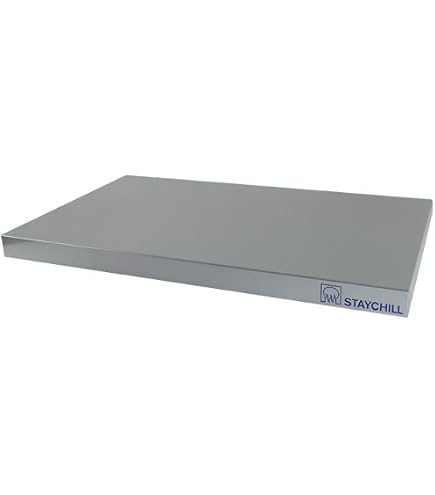 Plateau Réfrigérant 1/2 GN Saro Stay Cool - Argenté, Maintient Le Froid 3h+ Pour Buffet & Traiteur