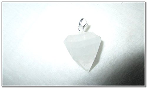Jet International Women's Apophyllite Pendant Point Gemstone Healing Reiki Chakra Balancing India Holy Energized Kundalini Awakening Cleansed Mantra Yoga