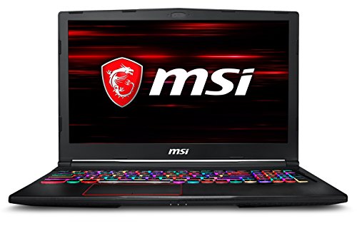 MSI GE63 Raider RGB 8RE-064UK 15 6-Inch Gaming Laptop -  Black   Intel i7 8750H  16 GB RAM  1 TB HDD Plus 256 GB SSD  NVIDIA GeForce GTX 1060 Graphics