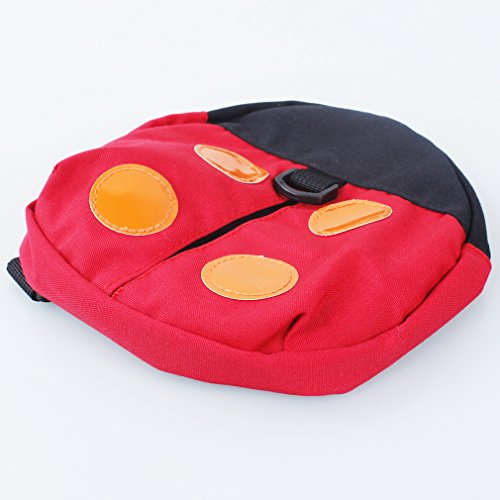 A-szcxtop Baby Kids Backpack Bag with Strap Harness Safety Child Toddler Walking Rein Baby Kids Backpack Bag with Strap Harness Safety Child Toddler Walking Rein(ladybird)
