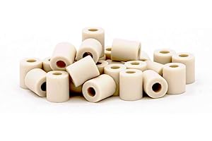 Chill French | 20 Perles céramique EM® - Filtre anti calcaire 100% Naturel & Réutilisable | Billes d’argile Micro-organismes en tubes pour filtration eau du robinet, carafe, bouilloire
