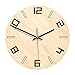 Produktbild Semine Kreative hölzerne Wanduhr Moderne Wohnkultur Zubehör Nicht Ticken Wanduhren