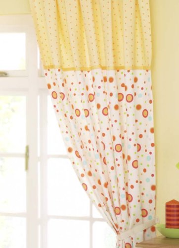 Lollipop Lane Tiddly Wink Safari Curtains No Tie Backs (Small)