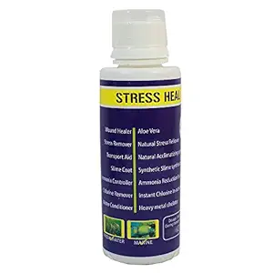 Aquatic Remedies Stress Heal Aquarium Water Conditioner, 50 ml